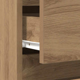 Bedside Cabinet with Drawer 2 pcs Artisan oak 40 x 35 x 50 cm 863485