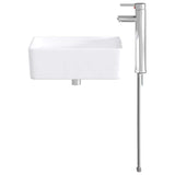 Bathroom Wash Basin Chrome 40.5 x 30.5 x 13 cm Metal 890248