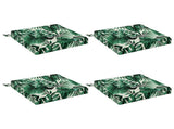 Seat Cushions SOEST 4 pcs 100% Polyester Leaf Pattern 944579