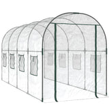 Greenhouse Transparent PVC and Powder-coated Steel Large 317247