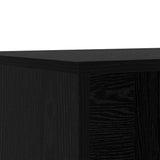 Shoe Bench Black Oak 102 x 35 x 35 cm Engineered Wood 875071