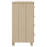 Sideboard HAMAR Honey Brown 79x40x80 cm Solid Wood Pine 340420