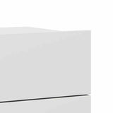 801053 Bedside Cabinet White 40x30x30 cm Engineered Wood