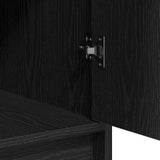 Sideboard Black Oak 40 x 40.5 x 75 cm Engineered wood 865065