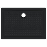 Shower Base Tray with Dots 100 x 70 x 4 cm ABS Black 42033514