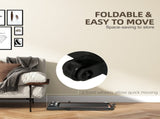 Foldable Walking Treadmill, with LED Display and Wheels, for Home, Office, Gym, Red T3398P349160
