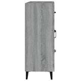 Sideboard Grey Sonoma 69.5x34x90 cm Engineered Wood 817367
