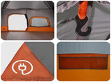 Instant Tent Grey and Orange 340 x 280 x 190 cm 42017483