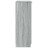 Shoe Cabinet Grey Sonoma 59x35x100 cm Engineered Wood 817109