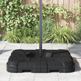 ZNTS 2-Piece Umbrella Base Set: 110kg Sand or 70kg Water 42006933