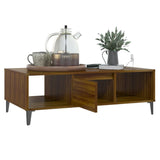 Coffee Table Brown Oak 103.5x60x35 cm Engineered Wood 813181