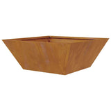Garden Planter 5 pcs Rusty 40 x 40 x 15 cm Weathering Steel 873823