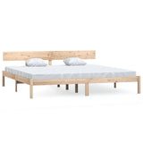 Bed Frame without Mattress Solid Wood 200x200 cm 810167