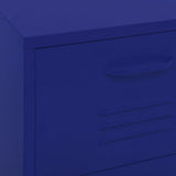 Storage Cabinet Navy Blue 42.5x35x101.5 cm Steel 336181