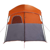 Shower Tent 2-Person Grey and Orange Waterproof 4009535