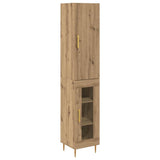 Highboard 2 pcs Artisan Oak Engineered Wood 3415892