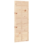 ZNTS Barn Door 80x1.8x214 cm Solid Wood Pine 824628
