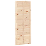ZNTS Barn Door 80x1.8x214 cm Solid Wood Pine 824628