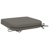 4-Piece Seat Cushions SOEST 4 pcs 100% Polyester Grey 945244