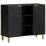 Sideboard Black 90x33x75 cm Engineered Wood 4017676