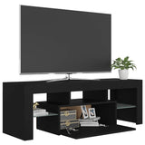 TV Cabinet with LED Lights Black 120x35x40 cm 804347