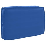 Cushion Set 3 pcs Royal Blue Oxford Fabric 3402136