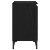 Bathroom Sink Cabinet Black Oak 58 x 33 x 60 cm Engineered Wood 862810