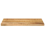 Table Top 60x40x3.8 cm Rectangular Solid Wood Rough Mango 371381