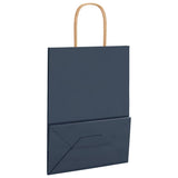 ZNTS Paper Bags 250 pcs with Handles Blue 21x11x28 cm 4101699