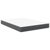Bed Mattress with Mattress Grey 140 x 200 cm Fabric 42008292