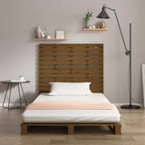 Wall Headboard Honey Brown 96x3x91.5 cm Solid Wood Pine 824676