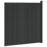 Fence Panel WPC and Aluminium Black 42039054