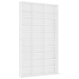 CD Cabinet White 102x23x177.5 cm Engineered Wood 801778