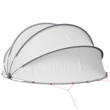 Pool Dome Folding Manual Grey and Orange 336 x 322 x 160 cm 42001103