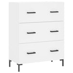 Highboard White 69.5x34x180 cm Engineered Wood 3195843