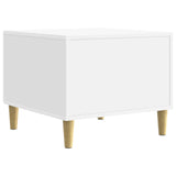 Coffee Table High Gloss White 50 x 49 x 40 cm Engineered Wood 895199