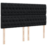 Box Spring Bed with Mattress Black 200x200 cm Velvet 3291010