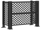 Dustbin Trellis Anthracite 123 x 47 x 114 cm PP 42041758