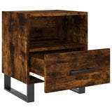 Bedside Cabinets 2 pcs Smoked Oak 40x35x47.5 cm Engineered Wood 827495