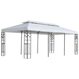 Gazebo Fabric White 300 x 600 cm Polyester 44837