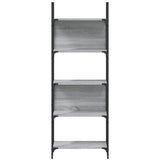 Bookshelf 5-Tier Grey Sonoma 60.5x24x166.5 cm Engineered Wood 838866