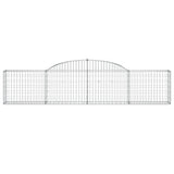 Arched Gabion Baskets 13 pcs 300x30x60/80 cm Galvanised Iron 3146496