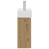 Bathroom Vanity Unit with Tap Artisan Oak 45.5 x 22.5 x 84 cm 889510