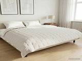 Weighted Blanket White 200 x 225 cm 9 kg 100% Cotton 205T 42043989