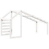Kids' Bed Roof White 198x97x113 cm Solid Wood Pine 846877