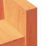 Garden Sofa 2-Seater Wax Brown 134x60x62 cm Solid Wood Pine 844625