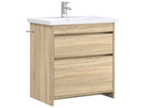 Bathroom Furniture Set Sonoma Oak 61 x 40 x 84.5 cm 3404260