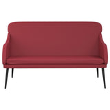 Bench Wine Red 110x76x80 cm Faux Leather 351434