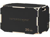 Non-Slip Plyo Box, Corner-free Wooden Jump Box, 41 x 61 x 51 cm T3398P425122