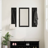 Wall-Mounted Coat Rack Wall-mounted Black Oak 96 x 1.5 x 90 cm 874532